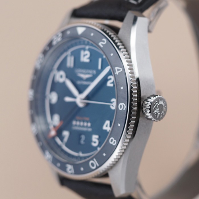 Longines - Spirit Zulu Time GMT Blue Full Set Réf. L3.812.4