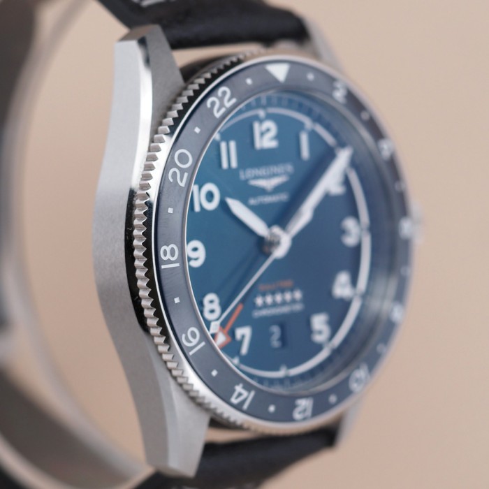 Longines - Spirit Zulu Time GMT Blue Full Set Réf. L3.812.4