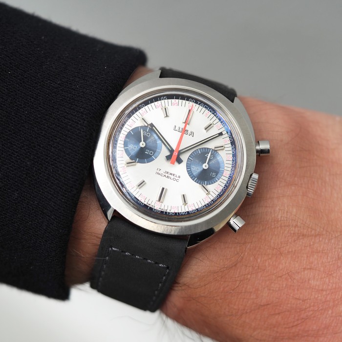 Luga - Chronographe Vintage Circa 1970 Réf.2000