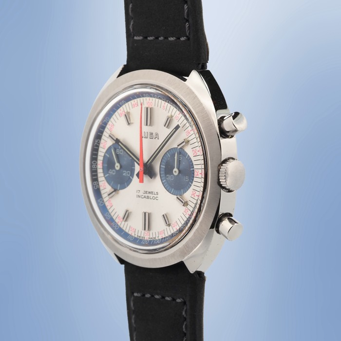 Luga - Chronographe Vintage Circa 1970 Réf.2000