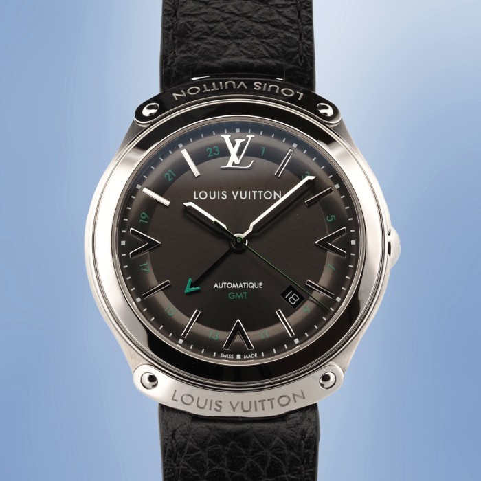 Louis Vuitton - Fifty Five GMT Automatic Full Set Circa 2015 Réf. Q6D30