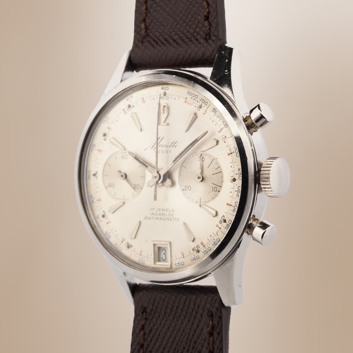 Musette - Resist Chronograph Jumbo Vintage Landeron 187 Réf. 1006
