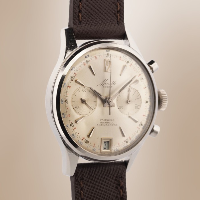Musette - Resist Chronograph Jumbo Vintage Landeron 187 Réf. 1006