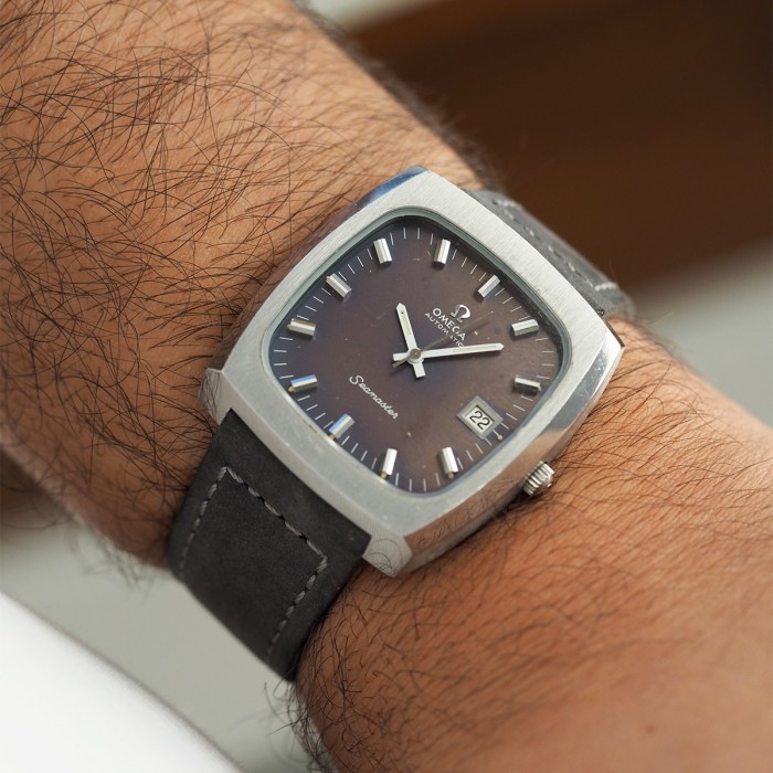 Omega - Seamaster TV Case Vintage Patina Cal. 1012 Circa 1973 Réf. 166.0138