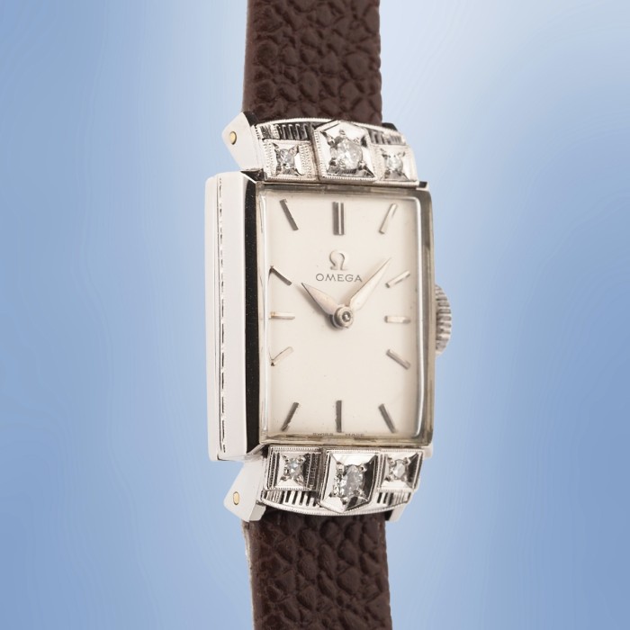 Omega - Montre Bijou Art Déco Vintage Remontage Manuel Platine Circa 1950