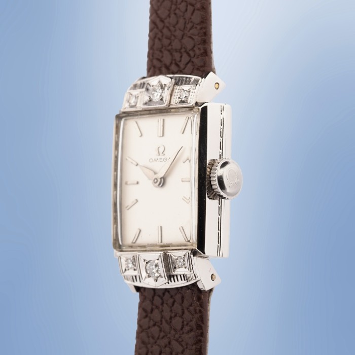 Omega - Montre Bijou Art Déco Vintage Remontage Manuel Platine Circa 1950