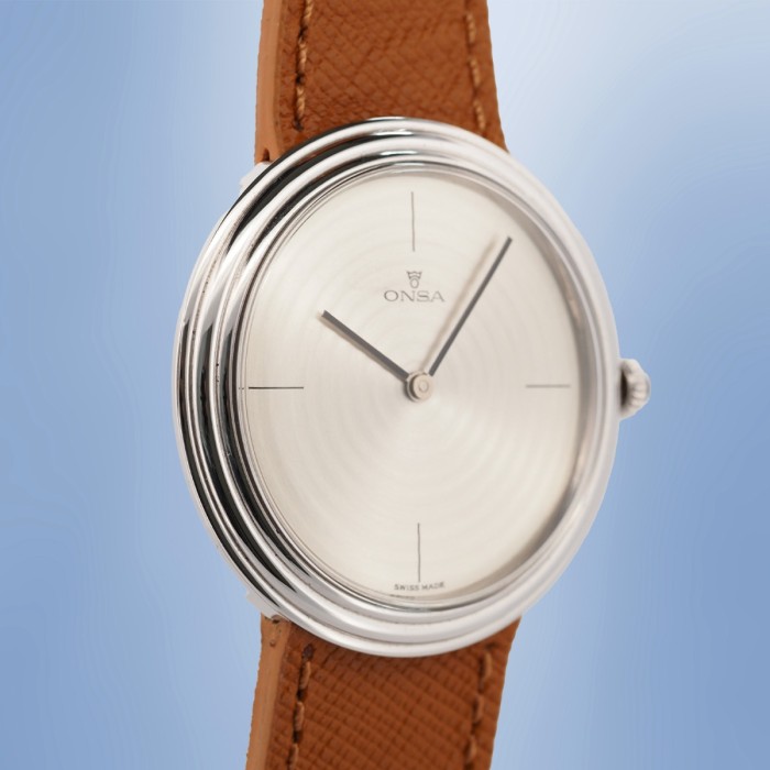 Onsa - Disco Volante Dress Watch Vintage Circa 1970 Remontage Manuel