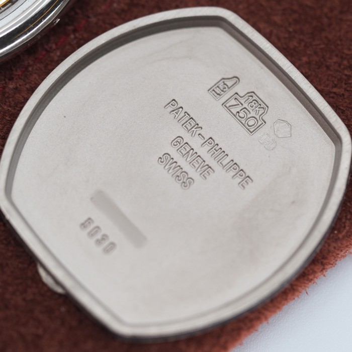 Patek Philippe - Gondolo Tonneau Or Gris Cal. 315 SC Circa 1996 Set Complet Réf. 5030