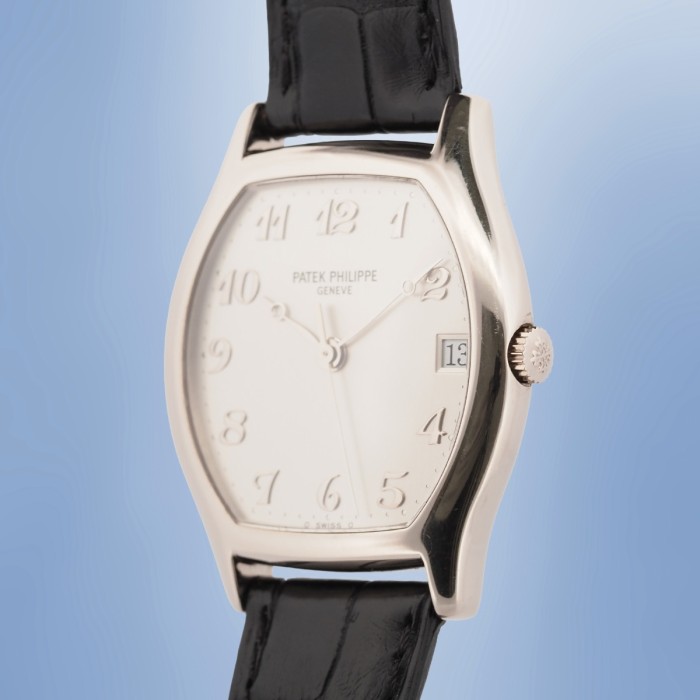 Patek Philippe - Gondolo Tonneau Or Gris Cal. 315 SC Circa 1996 Set Complet Réf. 5030