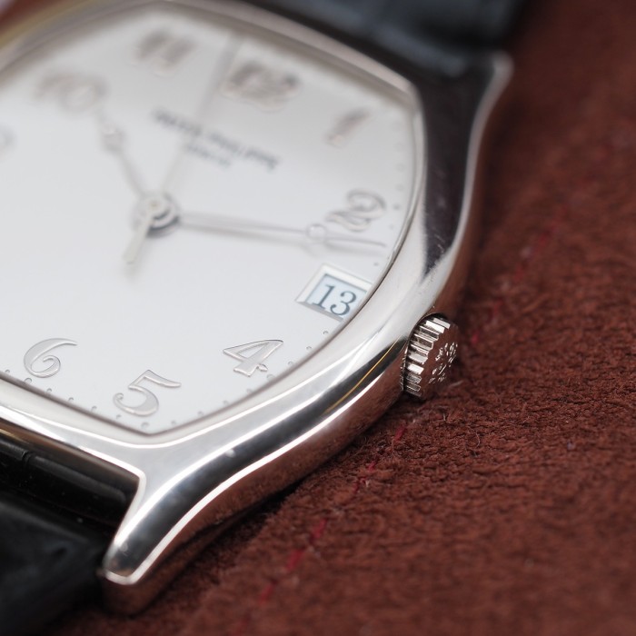 Patek Philippe - Gondolo Tonneau Or Gris Cal. 315 SC Circa 1996 Set Complet Réf. 5030