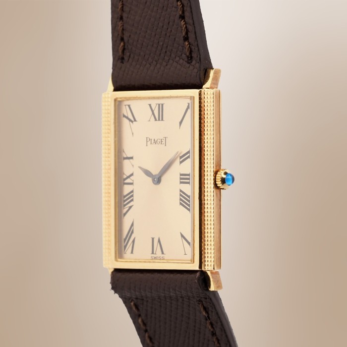 Piaget - Rectangular Manual Cal. 9P Or Jaune 18cts Circa 1970 Réf. 9212