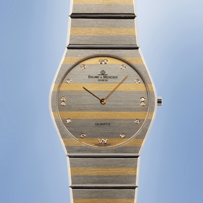 Baume & Mercier - Monte Carlo Zebra Polo Diamonds Quartz Circa 1980 Réf. 5122.038