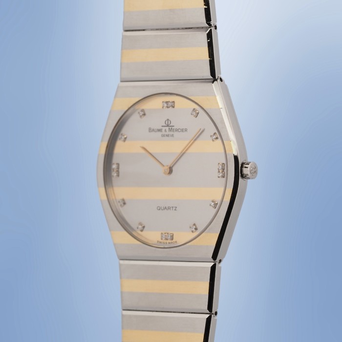 Baume & Mercier - Monte Carlo Zebra Polo Diamonds Quartz Circa 1980 Réf. 5122.038
