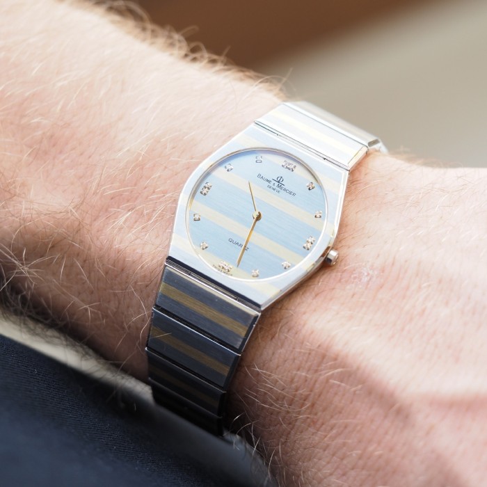 Baume & Mercier - Monte Carlo Zebra Polo Diamonds Quartz Circa 1980 Réf. 5122.038