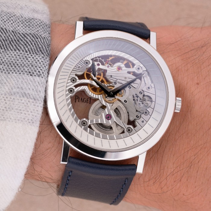 Piaget - Altiplano Skeleton en or blanc 18 carats Full Set