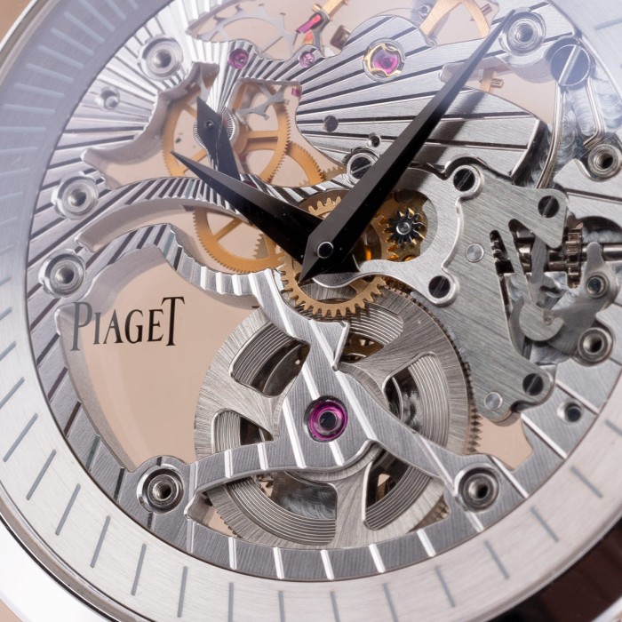 Piaget - Altiplano Skeleton en or blanc 18 carats Full Set