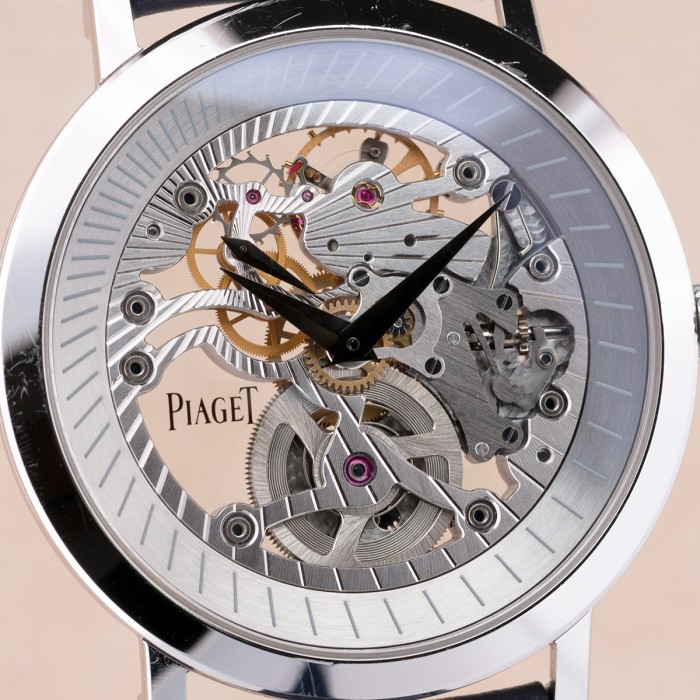 Piaget - Altiplano Skeleton en or blanc 18 carats Full Set