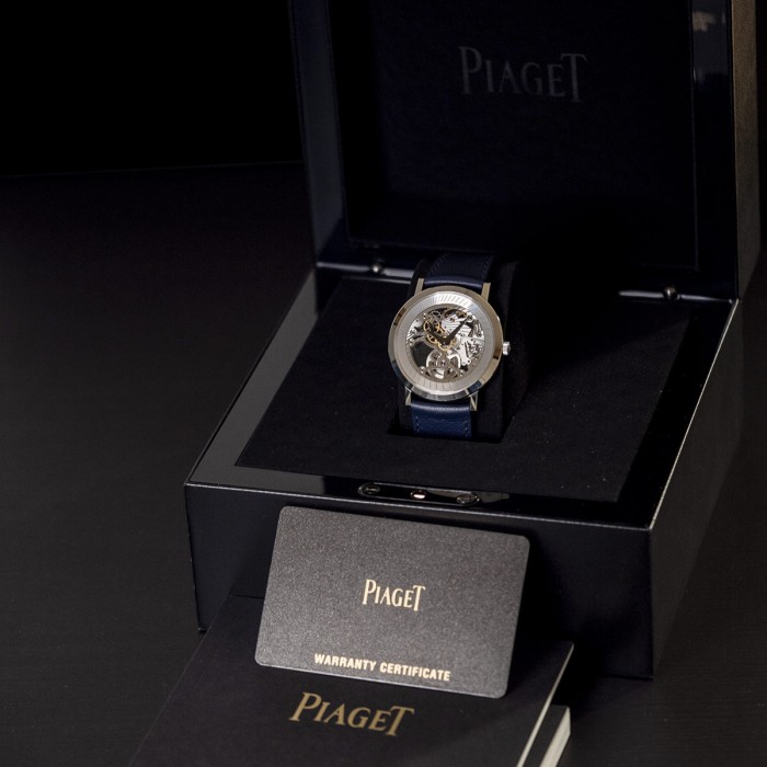 Piaget - Altiplano Skeleton en or blanc 18 carats Full Set