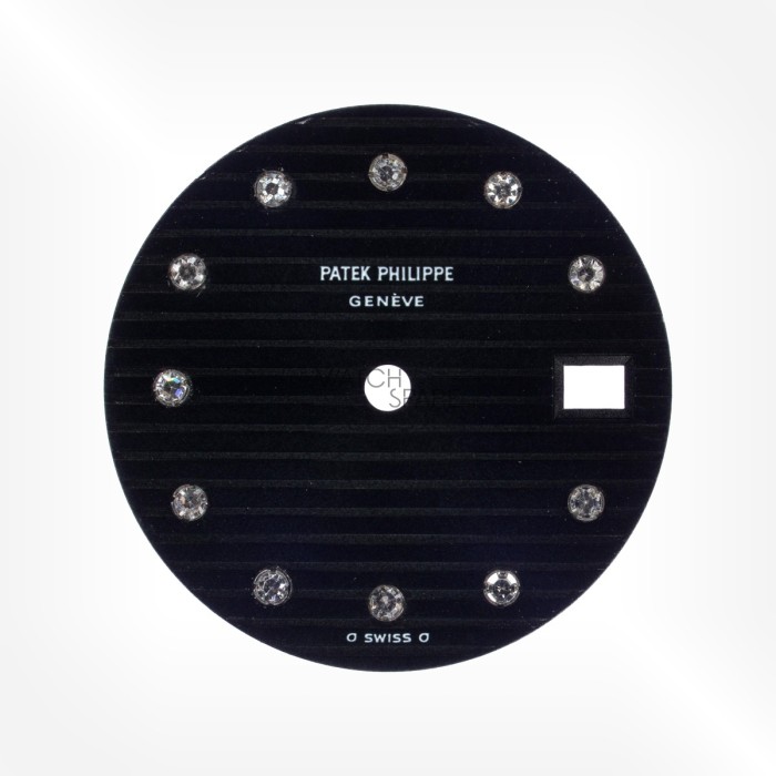 Patek Philippe - Cadran Noir avec index en Diamants 19.82mm Réf. 4700 