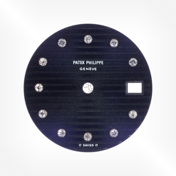 Patek Philippe - Cadran Bleu foncé avec index en Diamants 19.80mm Réf. 4700