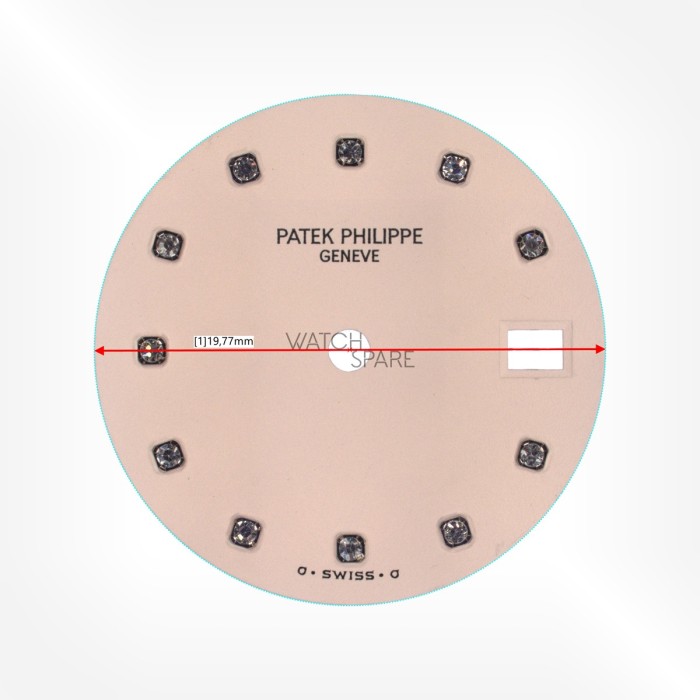 Patek Philippe - Cadran Rose avec index Diamants 19.77mm Réf. 4700