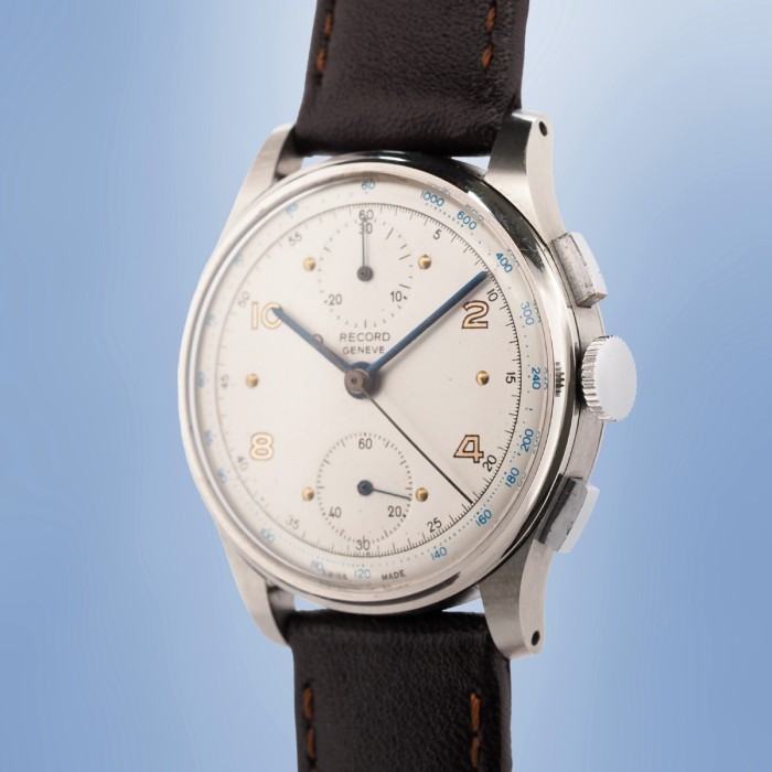 Record - Chronographe Vintage Valjoux 77 Circa 1940