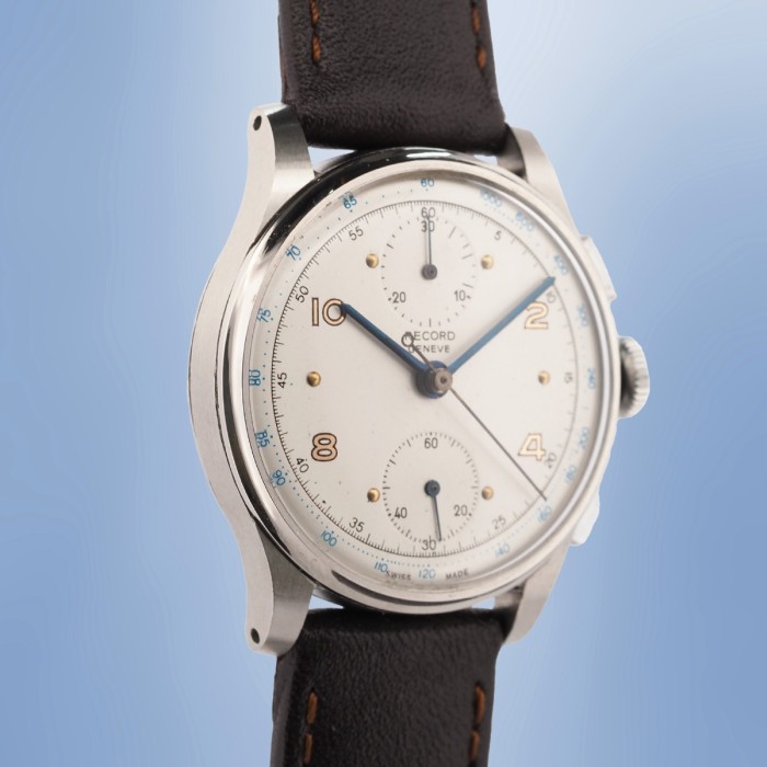 Record - Chronographe Vintage Valjoux 77 Circa 1940