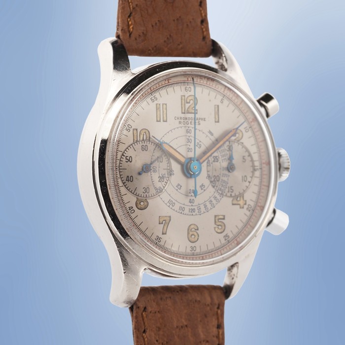 Rogers - Chronographe Suisse Vintage Landeron 248 34.5mm Réf. 351