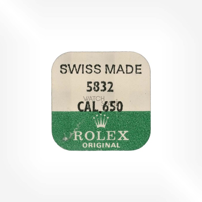 Rolex Cal. 650 - Vis de noyau de roue de couronne non scellé 5832