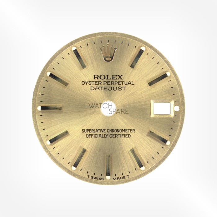 Rolex - Cadran or jaune/ champagne Lady Datejust Réf. 6514 / 6517 / 6519 / 6520