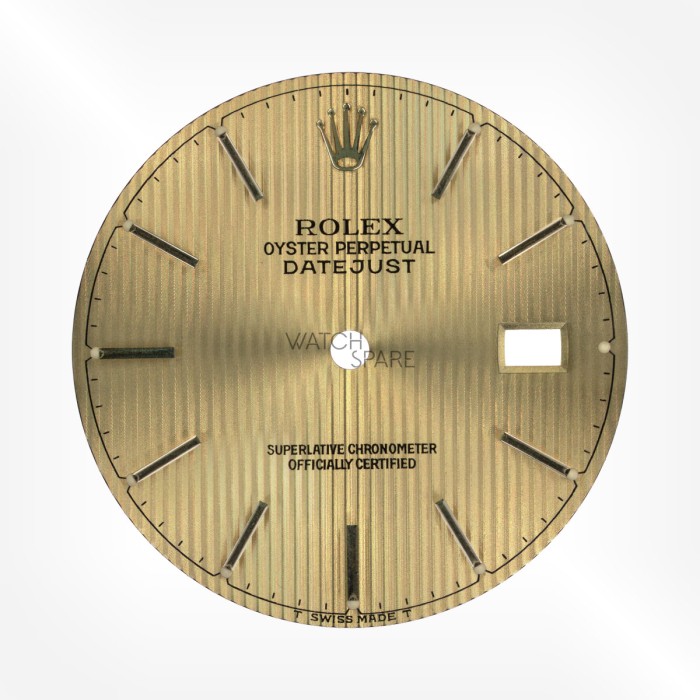Rolex - Cadran Doré Datejust 27,91mm