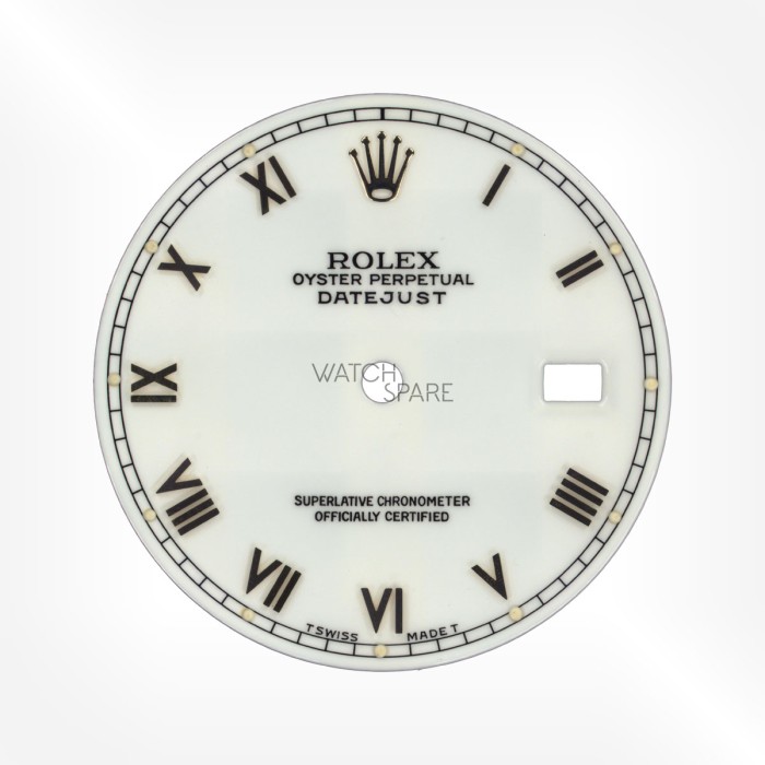 Rolex - Cadran Blanc Datejust 27,81mm avec jeu d'aiguilles