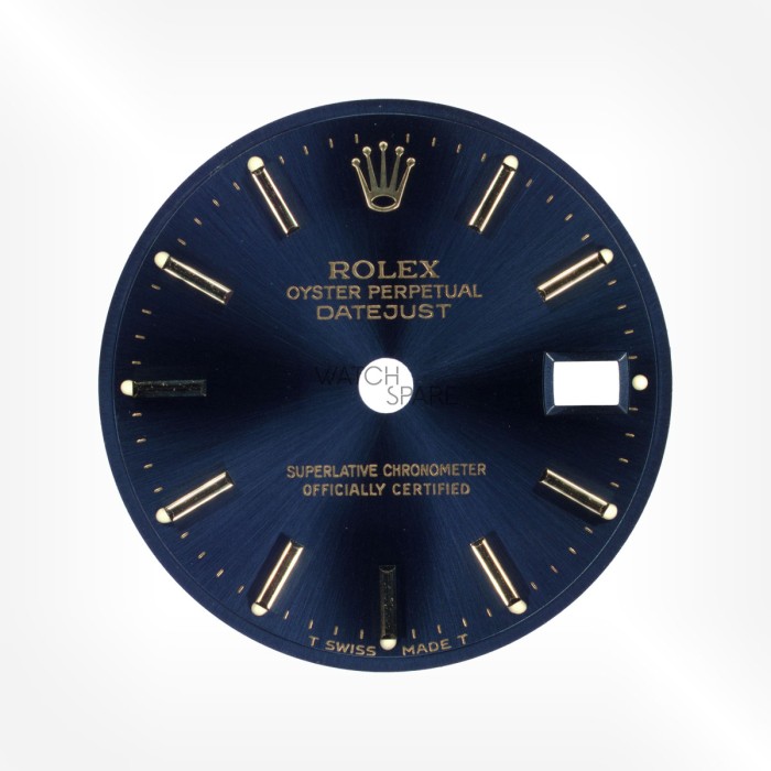Rolex - Cadran Bleu Datejust 19,85mm avec une aiguille de seconde