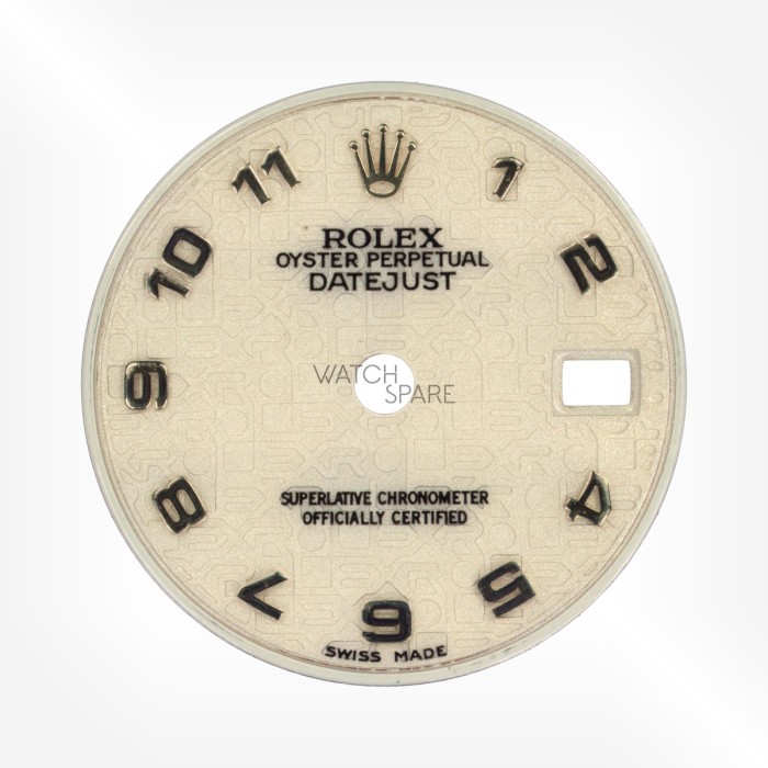 Rolex - Cadran Blanc Datejust 19,85mm avec jeu d'aiguilles