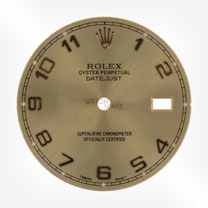 Rolex - Cadran Doré Datejust 27,80mm