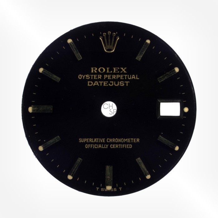 Rolex - Cadran Noir Datejust 19,84mm