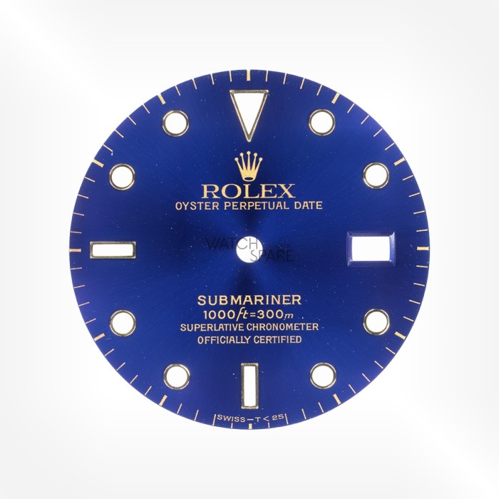 Rolex - Cadran bleu Submariner 27,31mm 