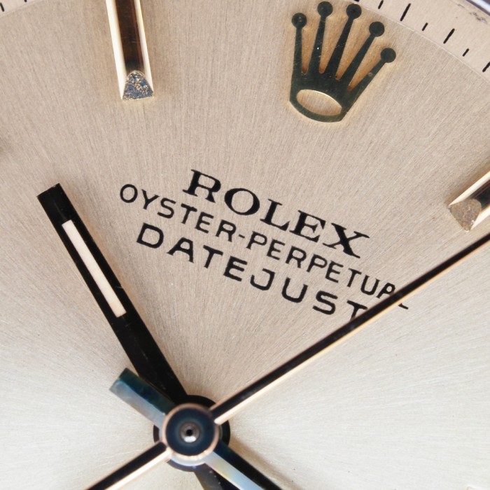 Rolex - Datejust Vintage 36 Two Tone Lunette Unique ! Circa 1969 Réf. 1601