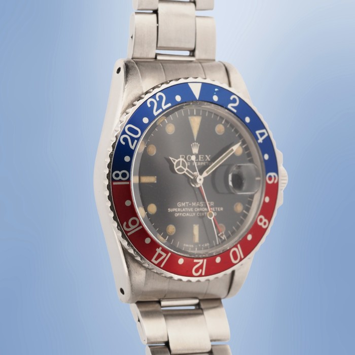 Rolex - GMT Master II "Pepsi" Gilt Dial Vintage Circa 1965 Réf. 1675 