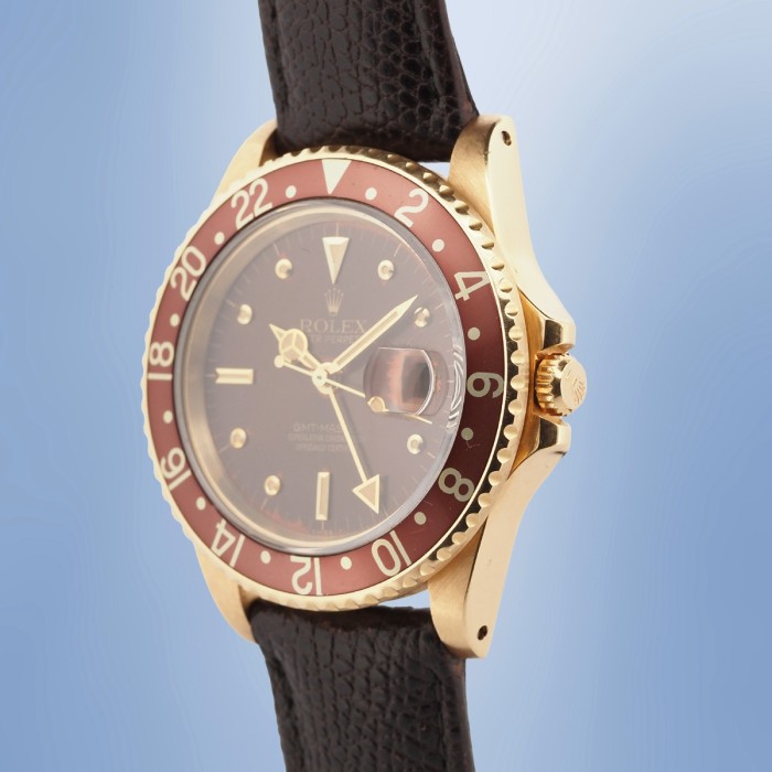 Rolex - GMT Master II "Nipple & Lava Dial" Vintage Circa 1980 Réf. 16758