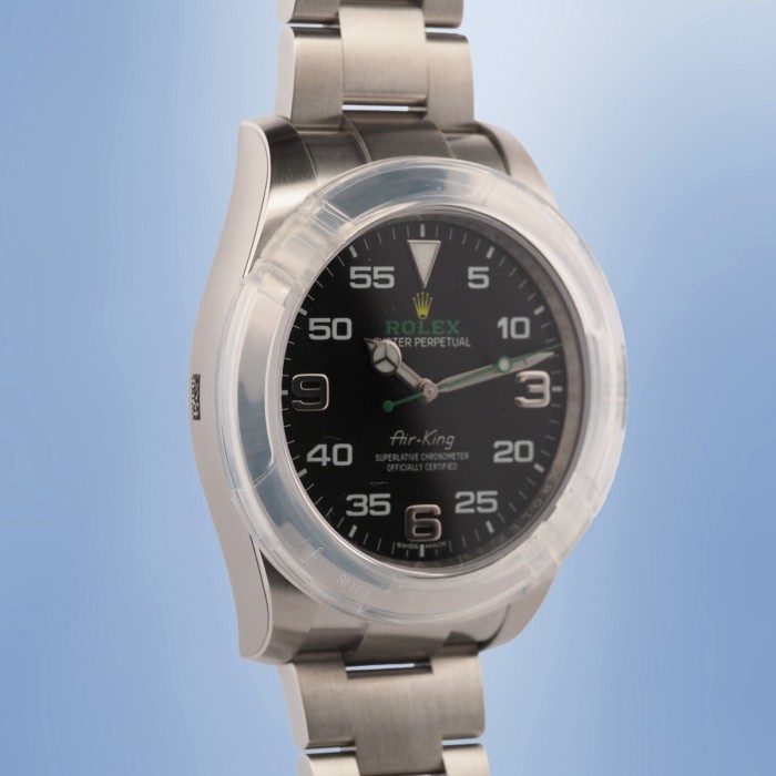 Rolex - Air King Full Set Neuf Stickée! Circa 2017 Réf. 116900