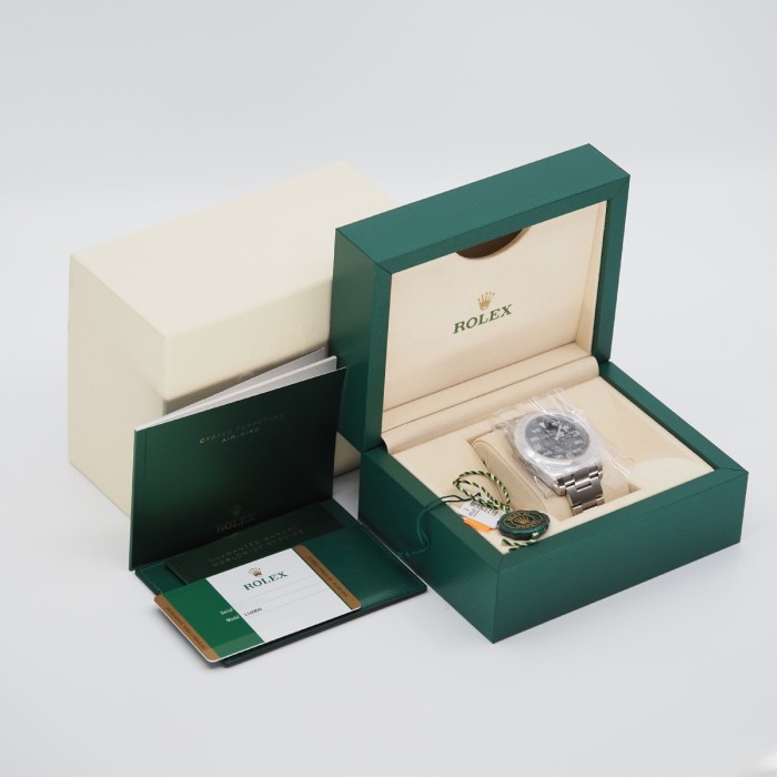 Rolex - Air King Full Set Neuf Stickée! Circa 2017 Réf. 116900
