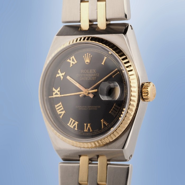 Rolex - Datejust Oysterquartz !Aftermarket Dial! Circa 1980 Réf. 17013