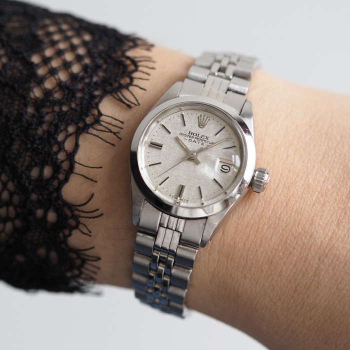 Rolex - Oyster Perpetual Date "Linen Dial" Circa 1972 Réf. 6916