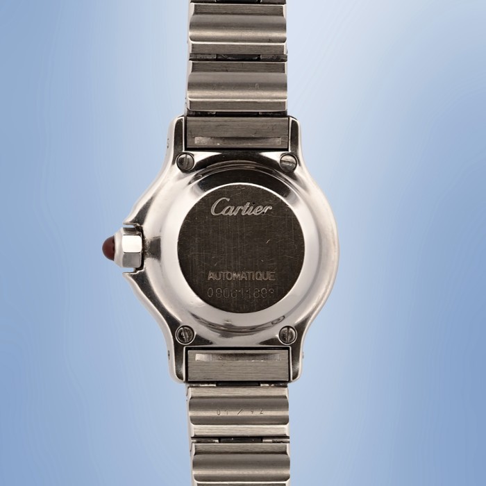 Cartier - Santos Octogonale Cadran Bordeaux 25mm Réf.0906