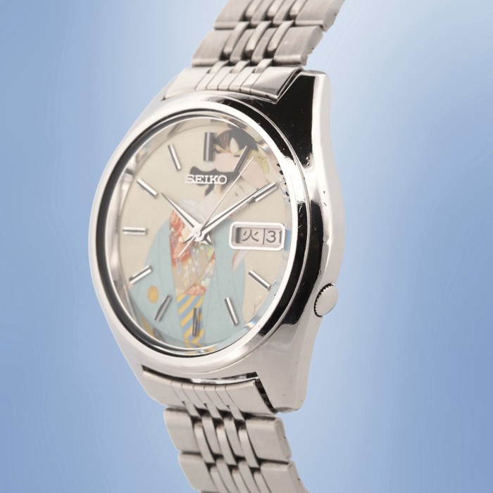 Seiko - 5 Actus Japanese Print Shoen Uemura Shunpo Circa 1972 Réf. 7019-7060