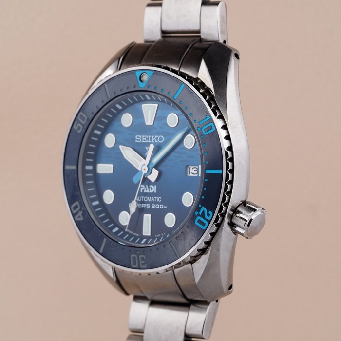 Seiko - "The Great Blue" Prospex King Sumo PADI Special Edition Automatic Diver Réf. SPB375J1