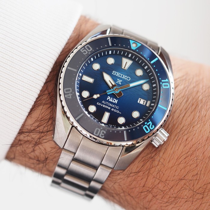 Seiko - "The Great Blue" Prospex King Sumo PADI Special Edition Automatic Diver Réf. SPB375J1