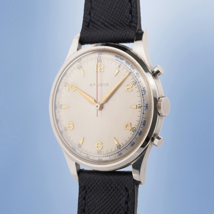 Studio - Chronographe Start Stop Reset Remontage Manuel Vintage Circa 1980