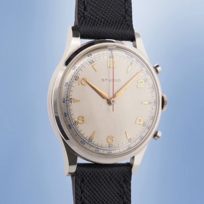 Studio - Chronographe Start Stop Reset Remontage Manuel Vintage Circa 1980